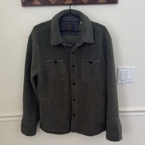 Faherty Range Fleece CPO, Maine Forest Green